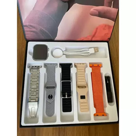 OFICIAL WS22 MAX AMOLED 47.3MM KIT 5 PULSEIRAS O QUERIDINHO DO MERCADO + CAPINHA + PELÍCULA