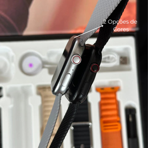 OFICIAL WS22 MAX AMOLED 47.3MM KIT 5 PULSEIRAS O QUERIDINHO DO MERCADO + CAPINHA + PELÍCULA